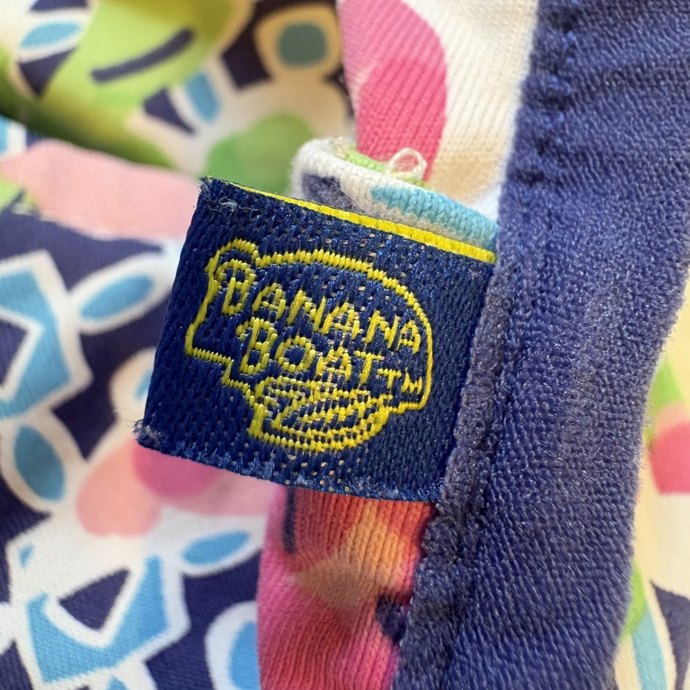 Banana Boat Swim Shorts UPF 50 Floral Multicolor Dolphin Hem Board L - Picture 2 of 8